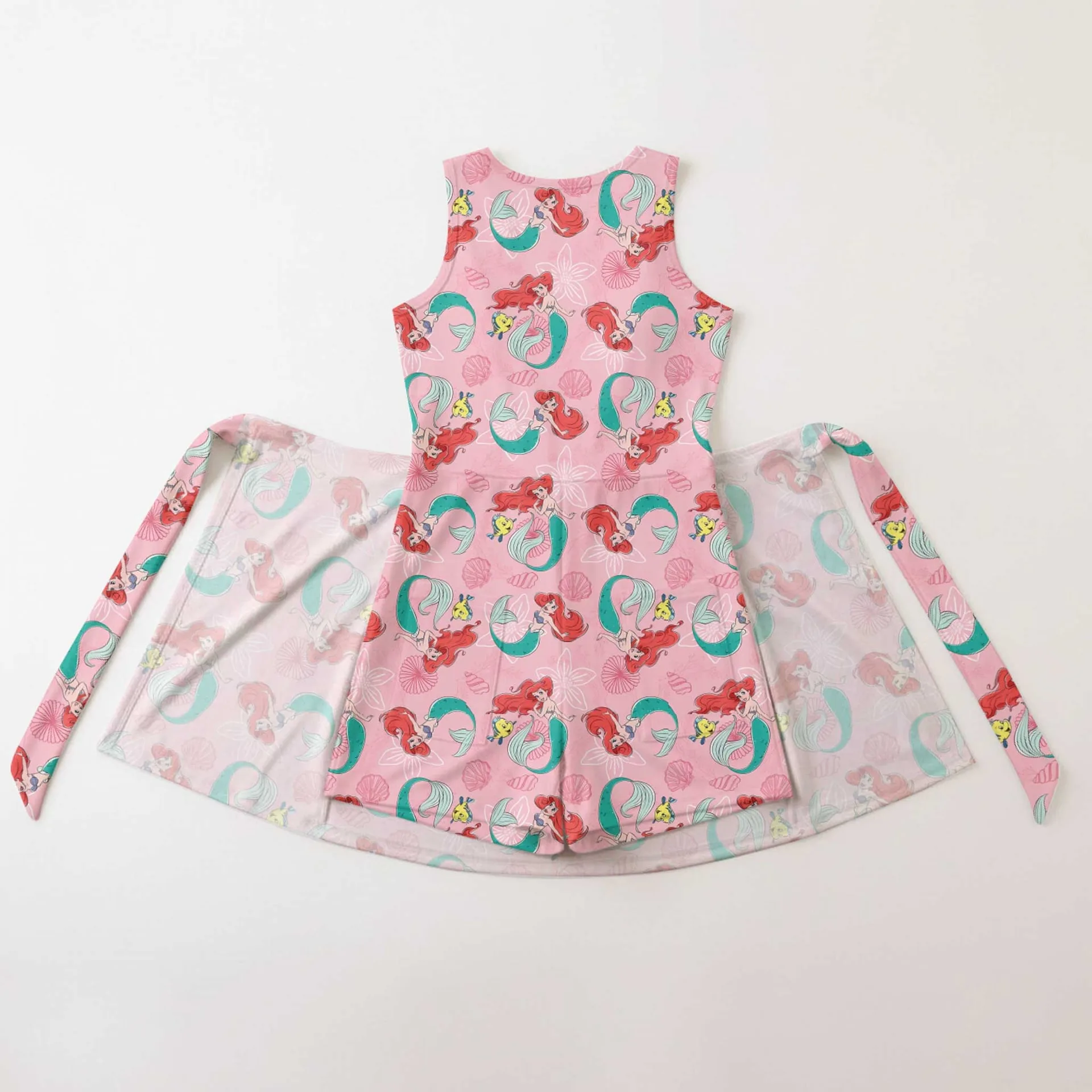 Ariel Little Mermaid Flounder Tennis Dress Skirt, Princess Dress Skirt, Tennis Dress Skirt - Image 5