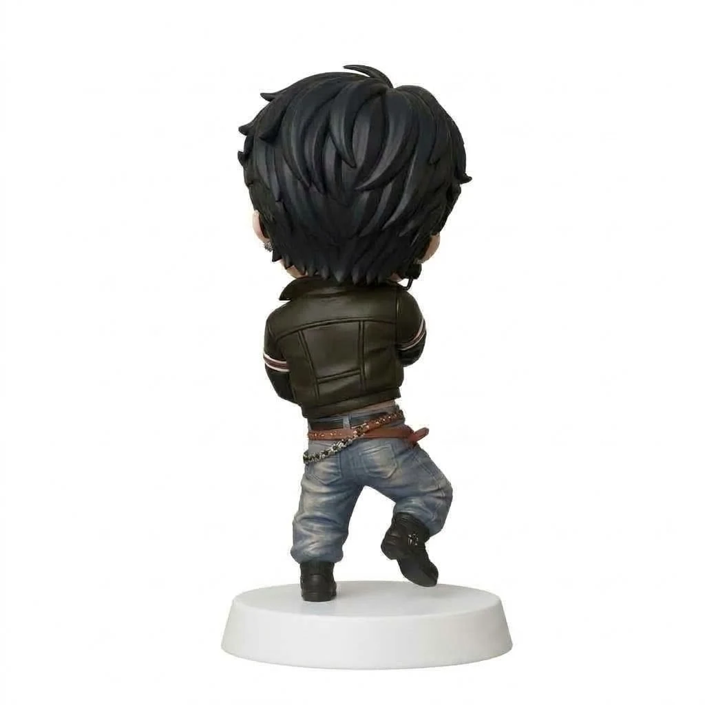 BTS Jungkook Black & Orange Outfit Kpop Idol Custom Resin Pop Figure Doll - Image 3