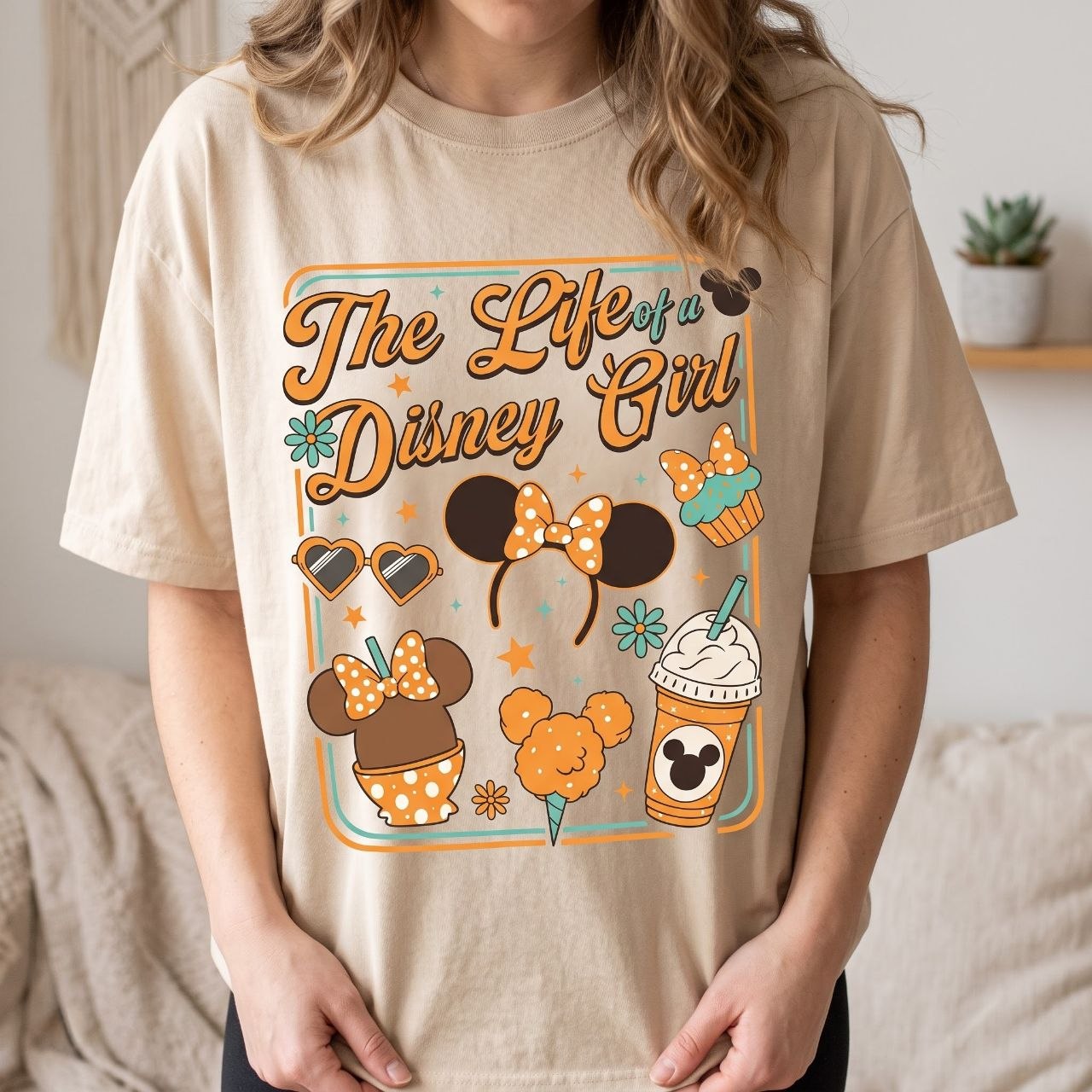 The Life Of A Disney Girl Shirt, Fall Mickey Graphic Vacation Tee