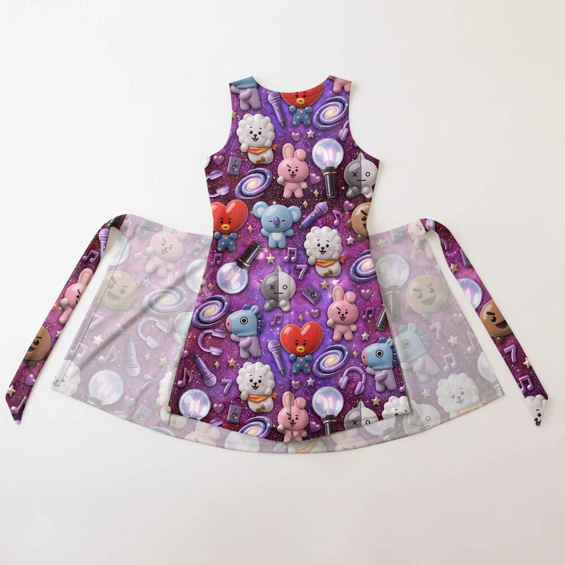 BTS Skort Dress, K-Pop Concert Outfit for Women, ARMY Fan Dress - Image 5
