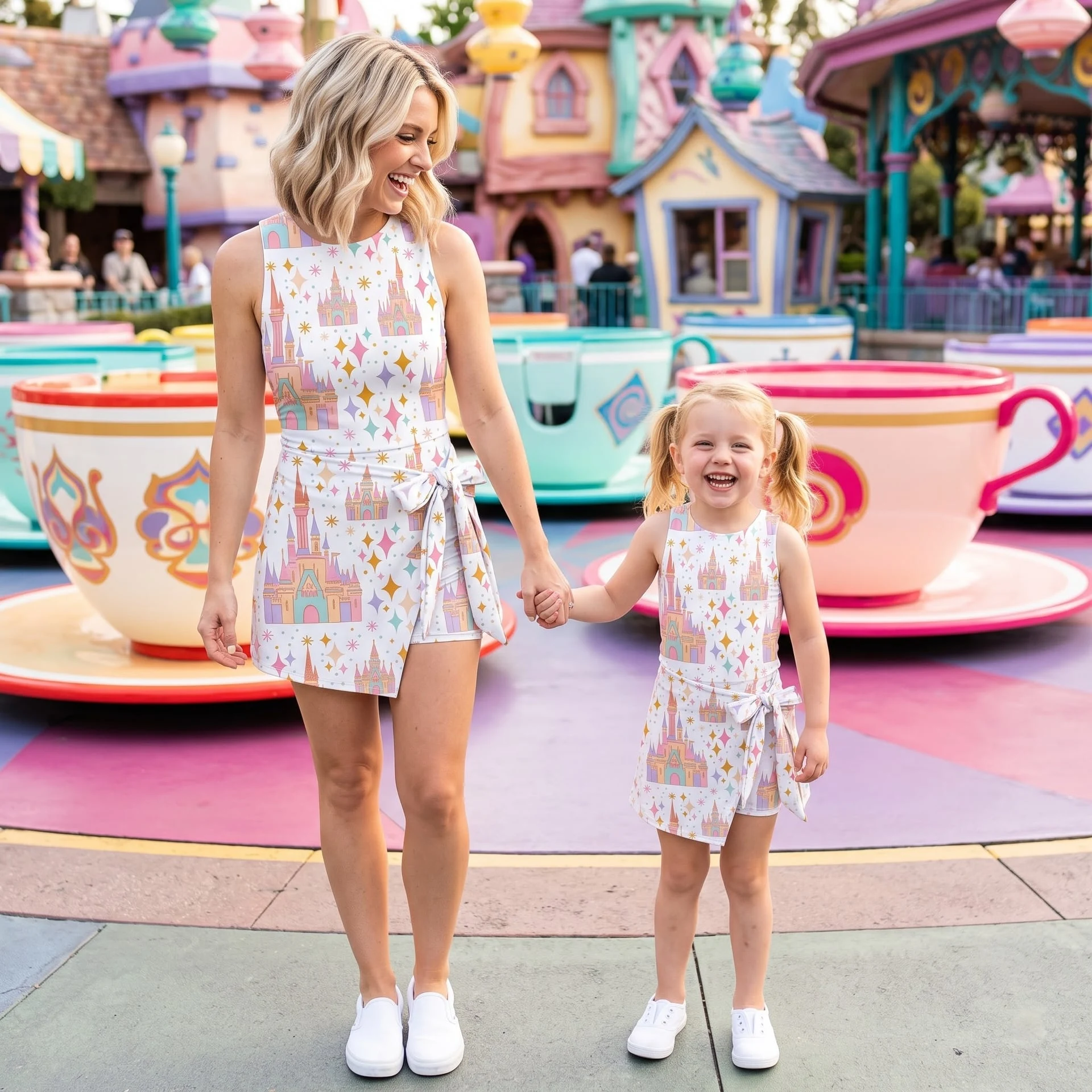 Disney Magical Castle Tennis Dress, Disney Magical Park Day Wrap Dress - Image 5