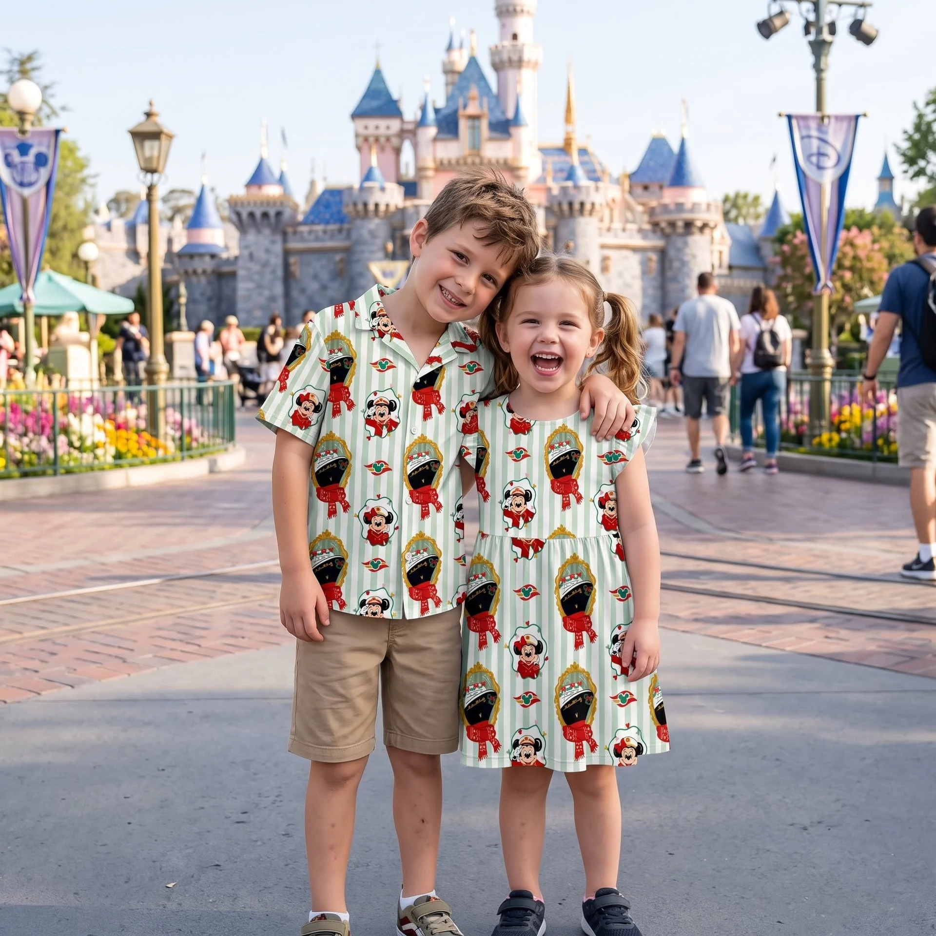 Disney Cruise Christmas Matching Family Outfit, Nautical Character Family Matching Set - Image 5