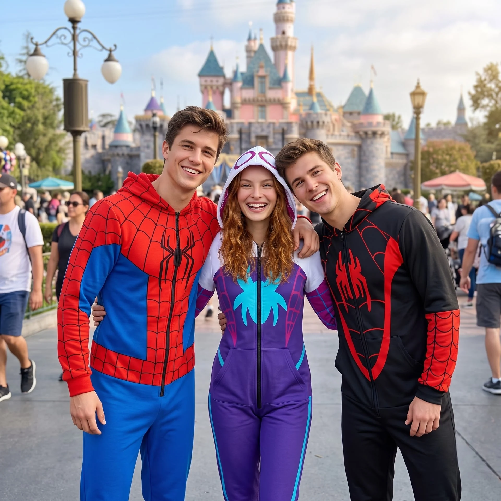Spider And Friends Costume Jumpsuit, Superhero Costume Cosplay Jumpsuit, Spider Superhero Family Group Matching - Image 3