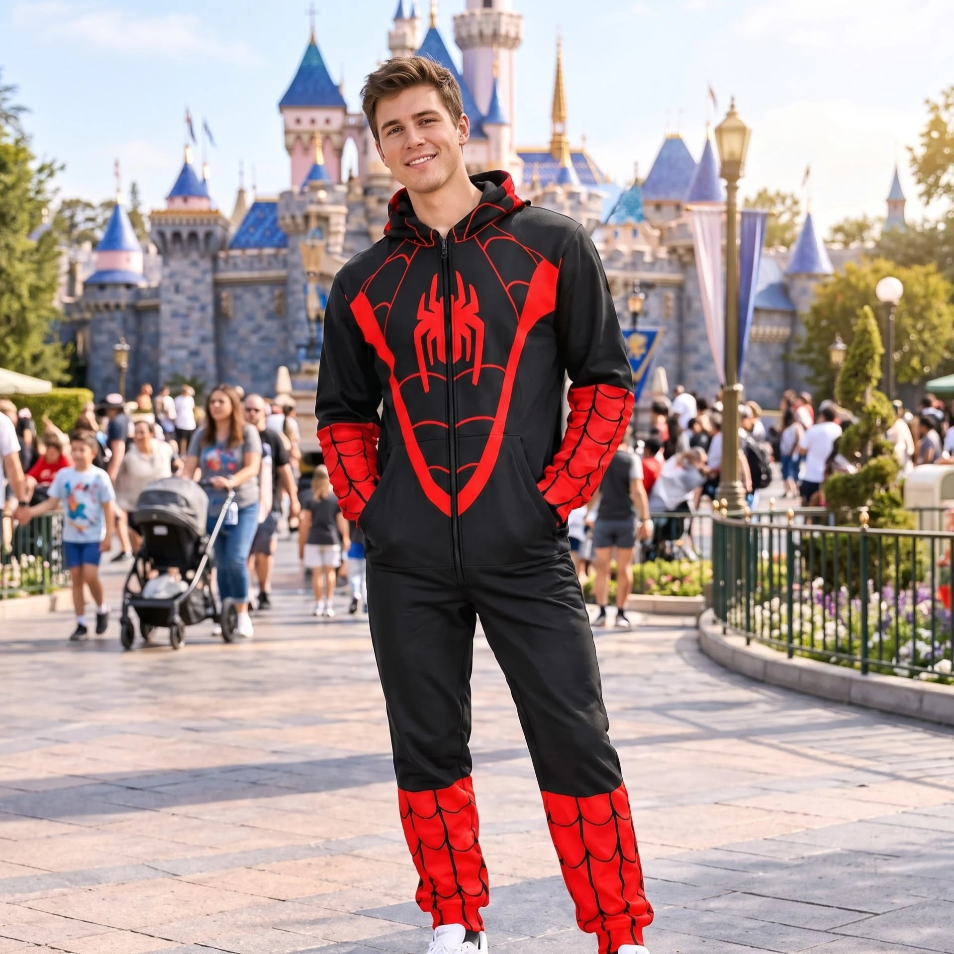 Spider And Friends Costume Jumpsuit, Superhero Costume Cosplay Jumpsuit, Spider Superhero Family Group Matching - Image 4