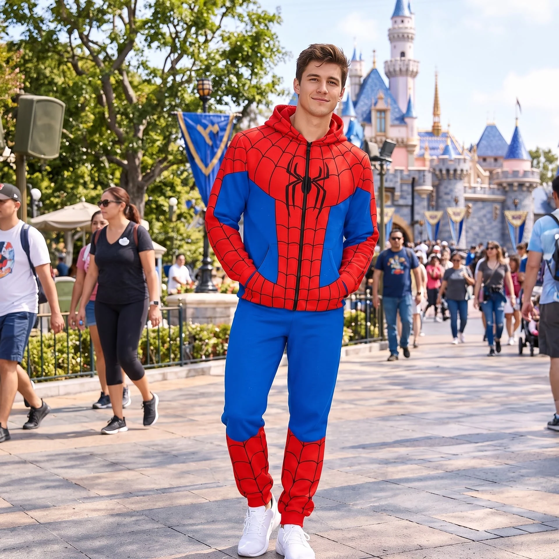 Spider And Friends Costume Jumpsuit, Superhero Costume Cosplay Jumpsuit, Spider Superhero Family Group Matching - Image 6