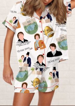 1995 Pride And Prejudice Silky Satin Pajama Set