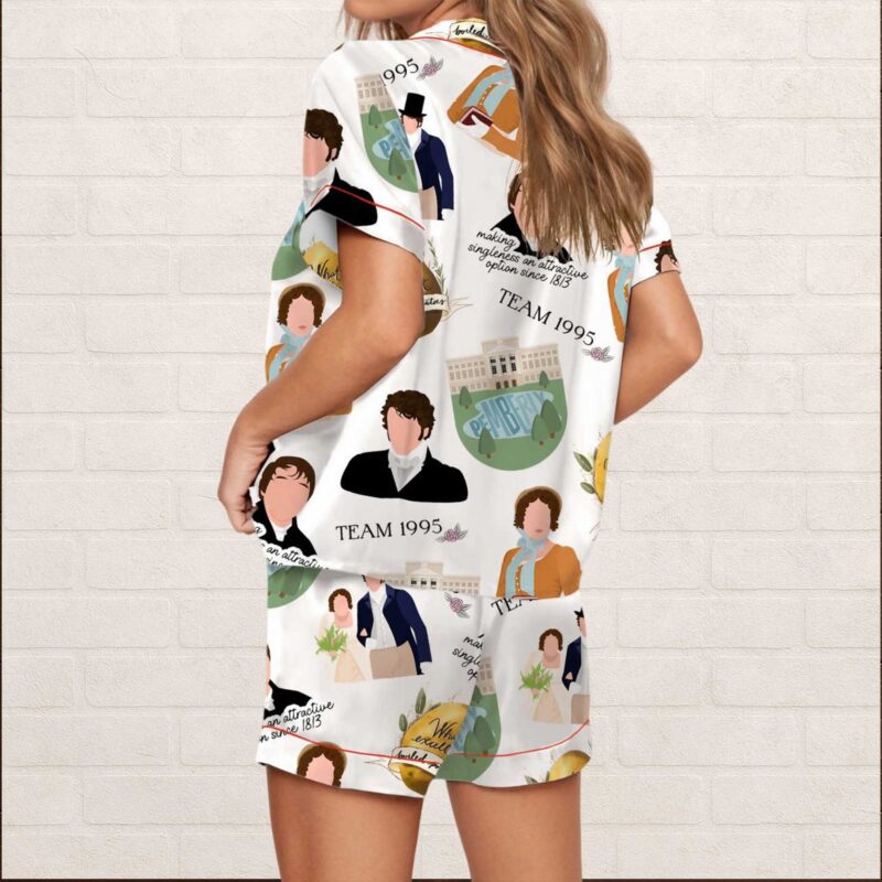 1995 Pride And Prejudice Silky Satin Pajama Set - Image 2