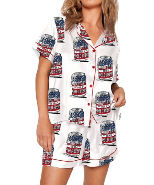 4th Of July It's A Bad Day To Be A Cold Beer Pajama Set