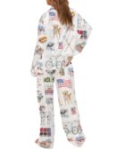 4th Of July Pajama Set For Women