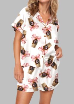 7-B Coffee Pajama Set For Women