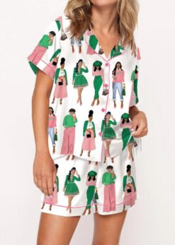 AKA Sisterhood Pajama Set For Women