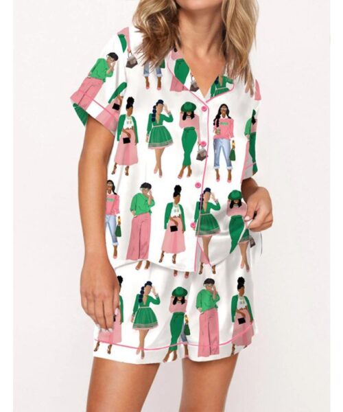 AKA Sisterhood Pajama Set For Women