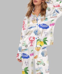 Amalfi Coast Italy Summer Pajama Set