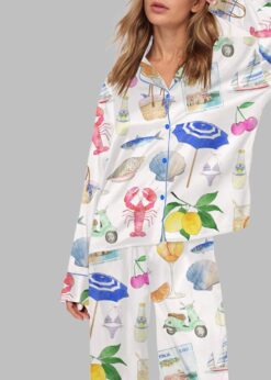 Amalfi Coast Italy Summer Pajama Set