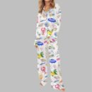Amalfi Coast Italy Summer Pajama Set For Women