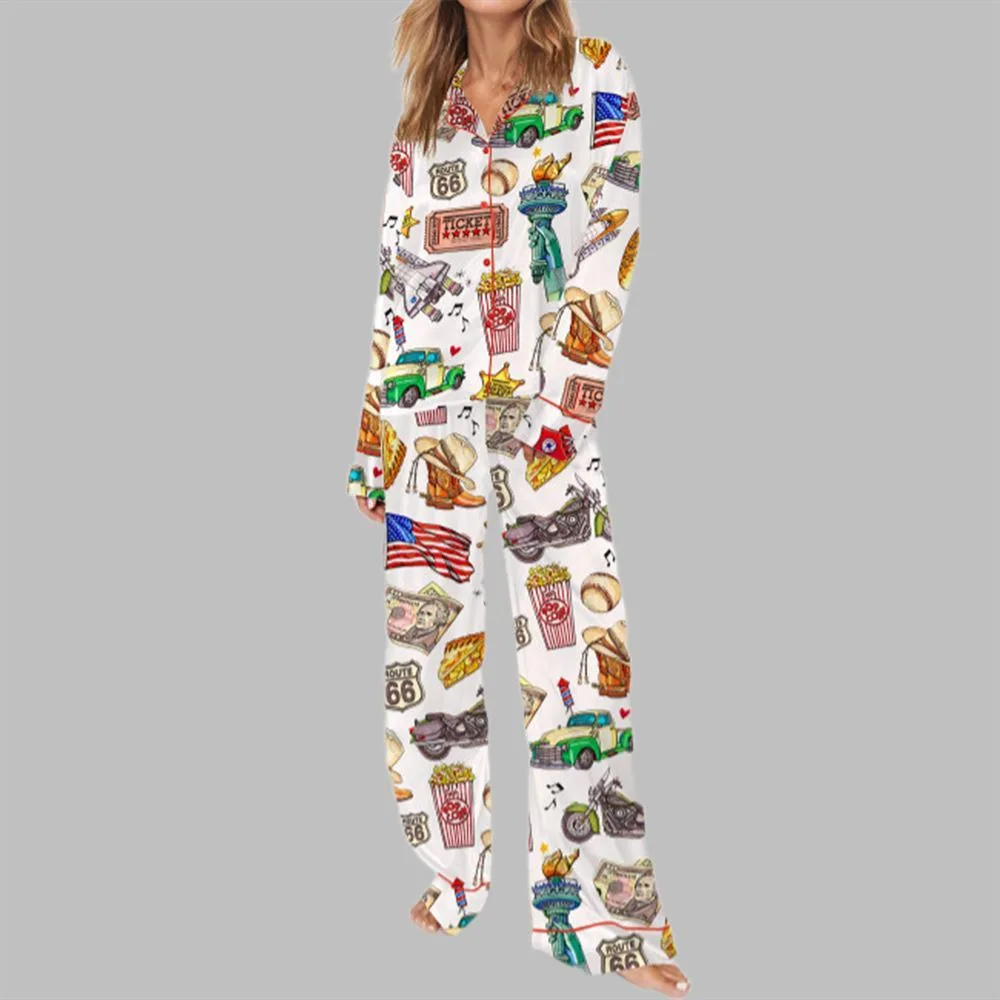 American Style Pajama Set For Women - Image 3