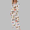 Amsterdam Keukenhof Tulip Pajama Set For Women