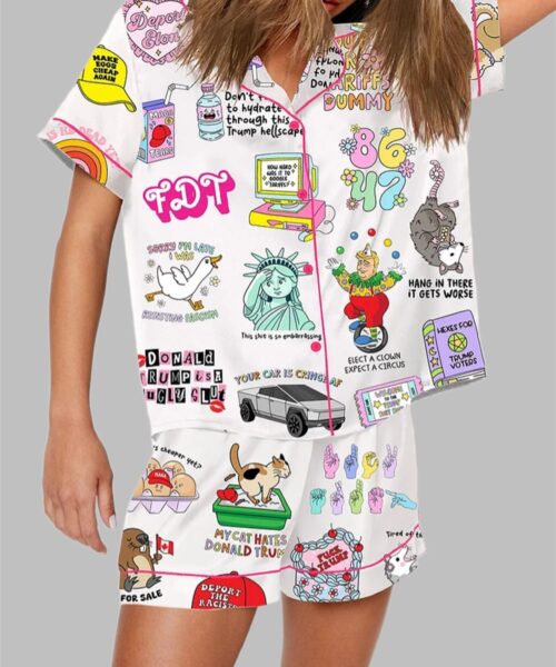 Anti Maga Resist Pajama Set