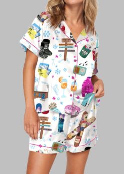 Apres Ski Holiday Pajama Set For Women