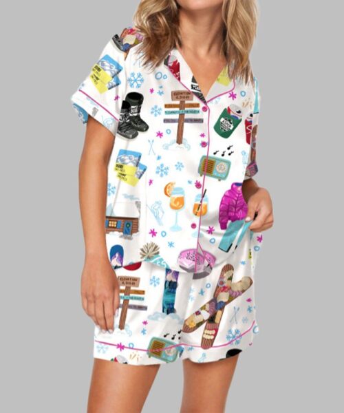 Apres Ski Holiday Pajama Set For Women