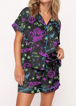 Arcane Jinx Graffiti Pajama Set For Women