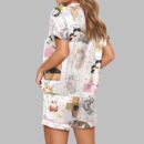 Art Kitten Cute Pet Pajama Set For Women