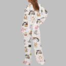 Art Kitten Cute Pet Pajama Set For Women