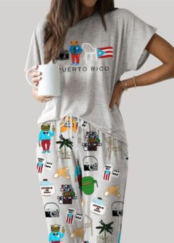 Baile Inolvidable Puerto Rico Casual Pajama Set