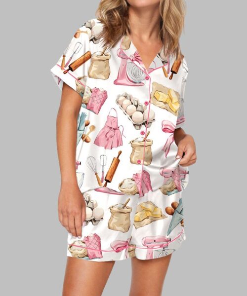 Baking Coquette Pajama Set For Women