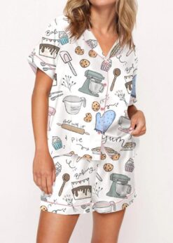 Baking Pajama Set For Women