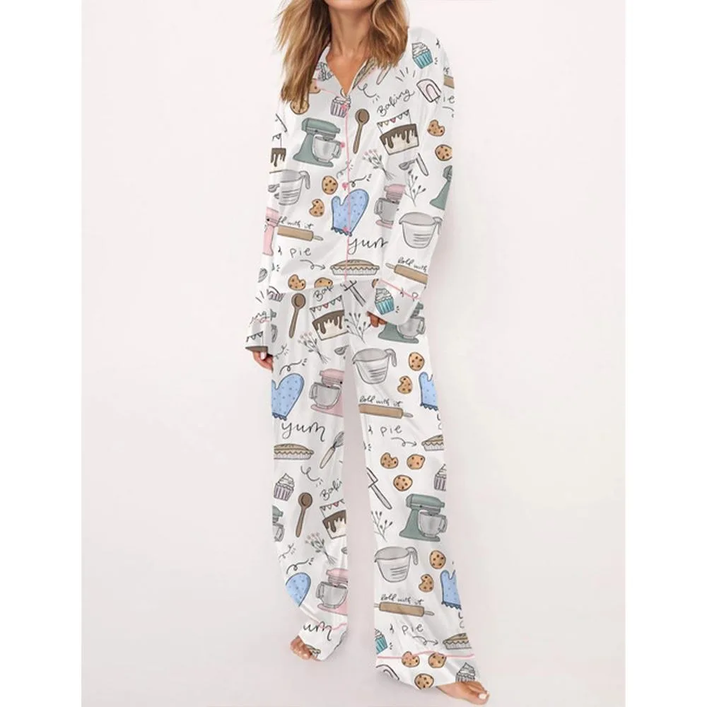 Baking Pajama Set For Women - Image 3