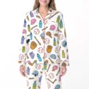 Baseball Mom Satin Pajama Set For Women