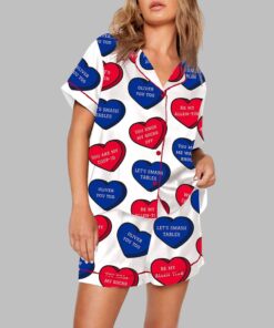 Bills Conversation Hearts Pajama Set