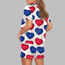 Bills Conversation Hearts Pajama Set