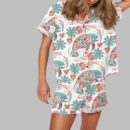 Boho Floral Manatee Pajama Set