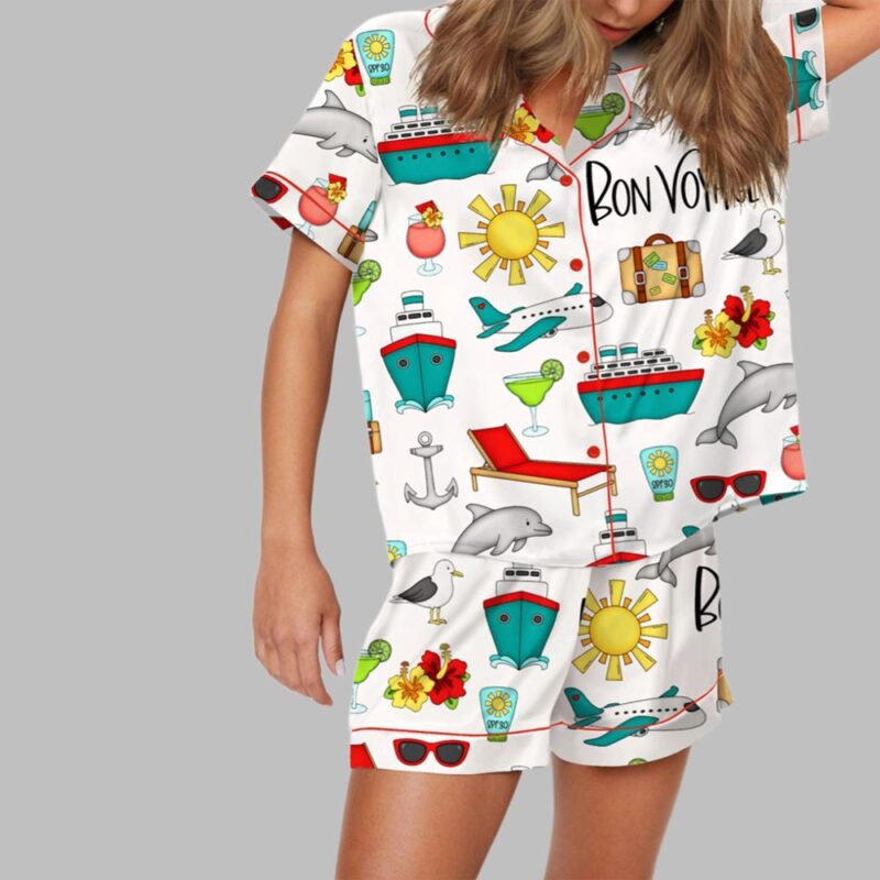 Bon Voyage Cruise Pajama Set For Women - Image 2