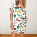 Bon Voyage Cruise Satin Pajama Set For Women