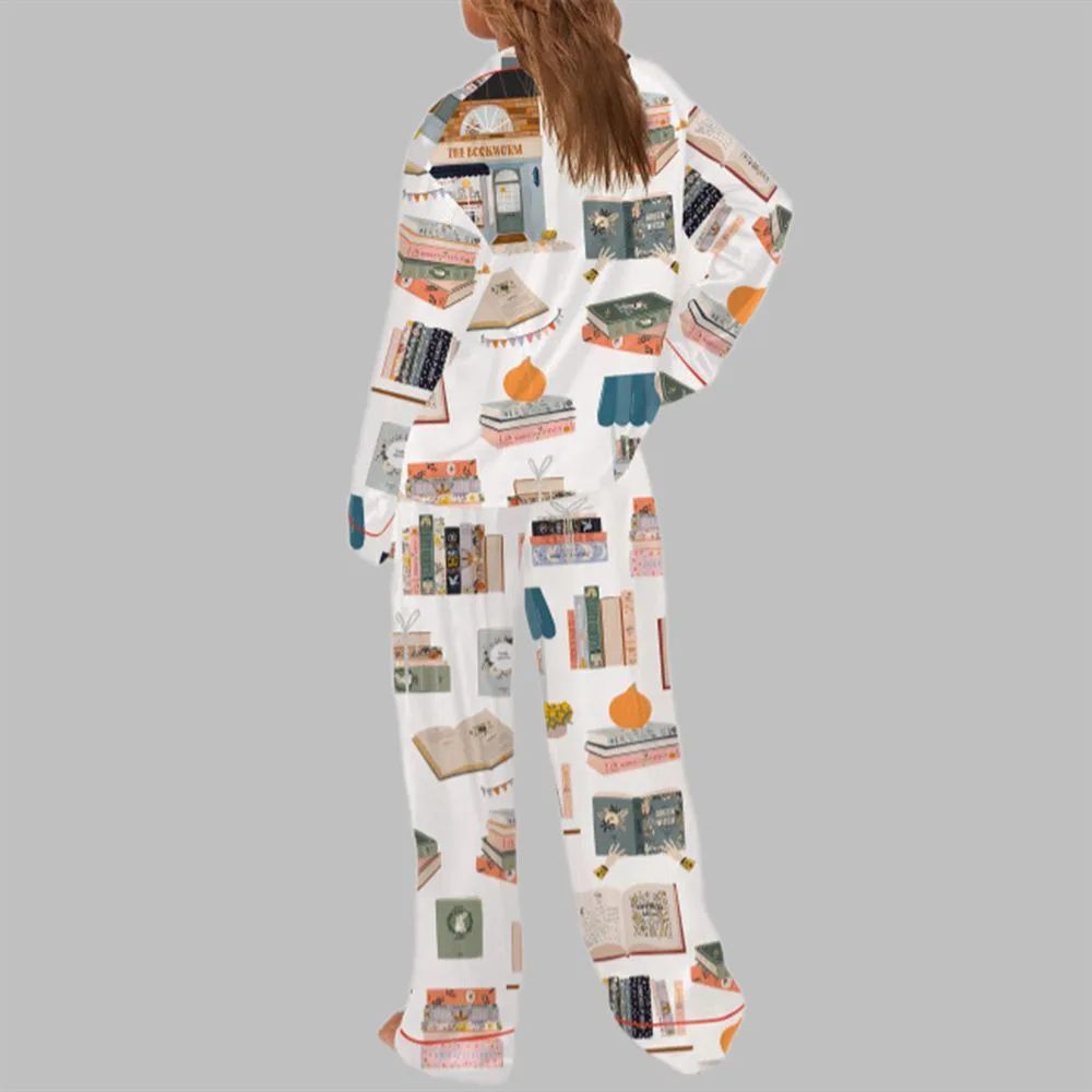Book Lovers Pajama Set For Women - Image 3