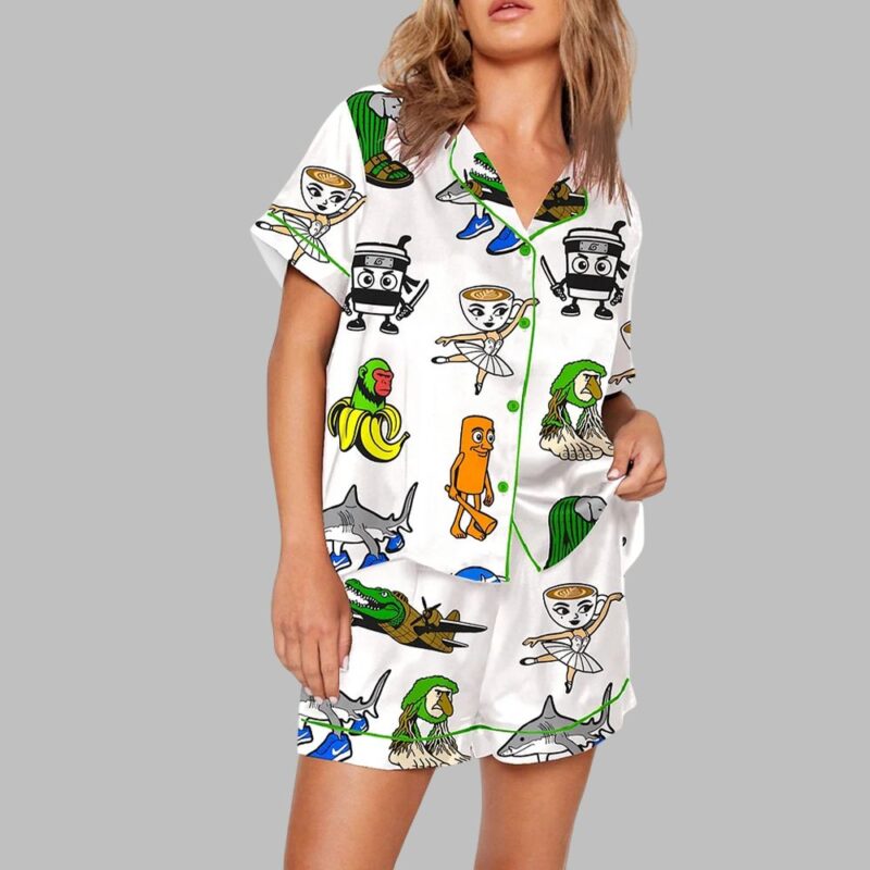 Brainrot Italian Character Print Pajama Set - Image 2