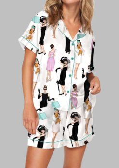Breakfast At Tiffany's Pajama Set For Women