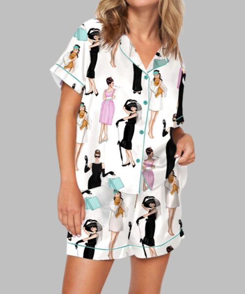 Breakfast At Tiffany's Pajama Set For Women