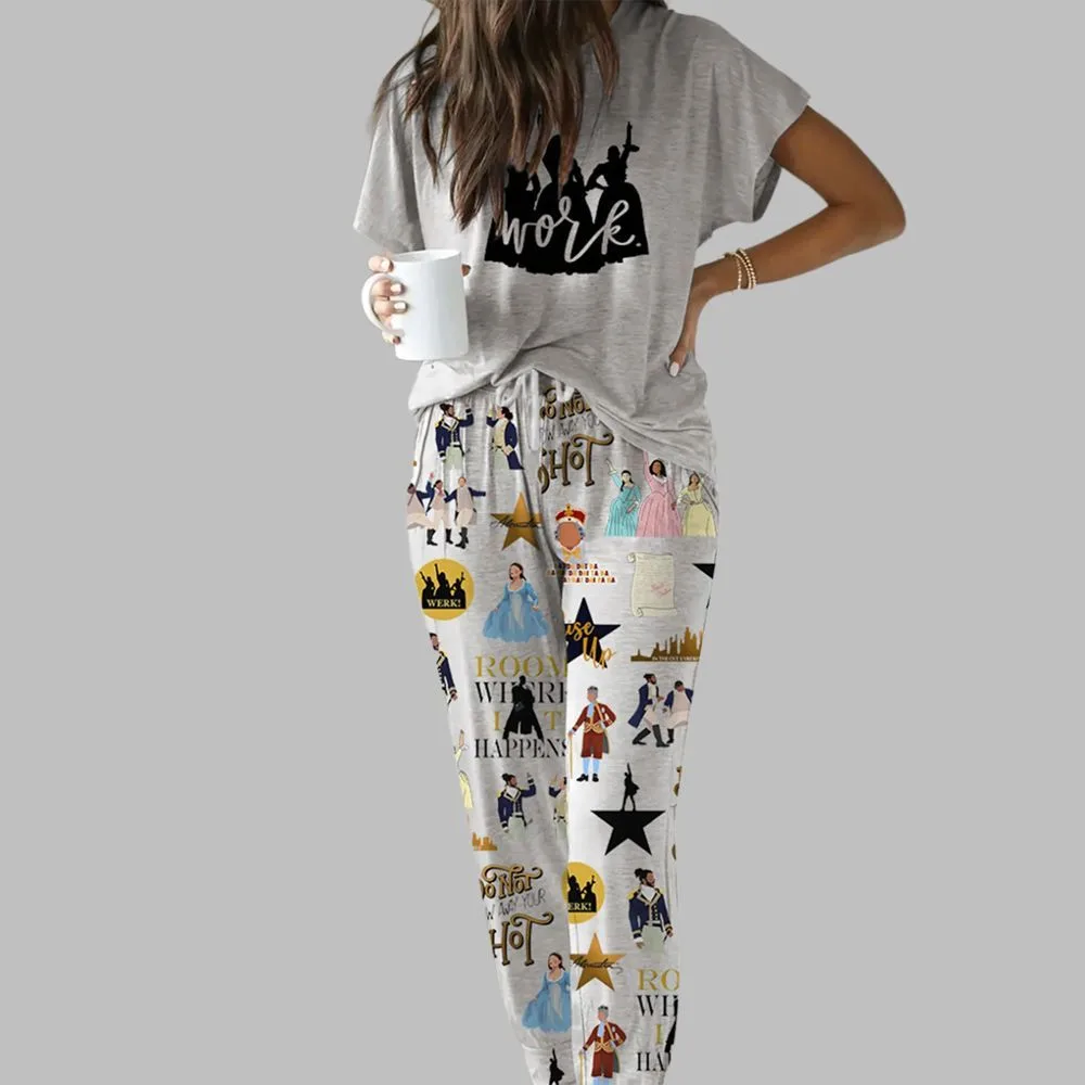 Broadway Musical Hamilton Casual Pajama Set - Image 2