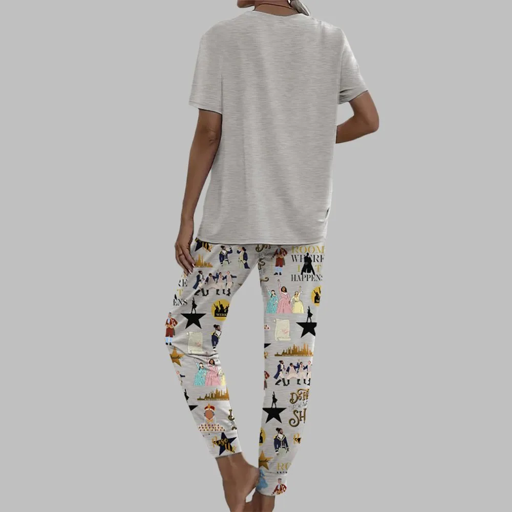 Broadway Musical Hamilton Casual Pajama Set - Image 3