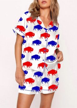 Buffalo Football Pajama Set