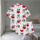 Bulldogs Football Satin Pajama Set