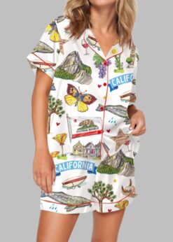 California State Pajama Set For Women