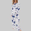 Cat In Space Pajama Set For Women