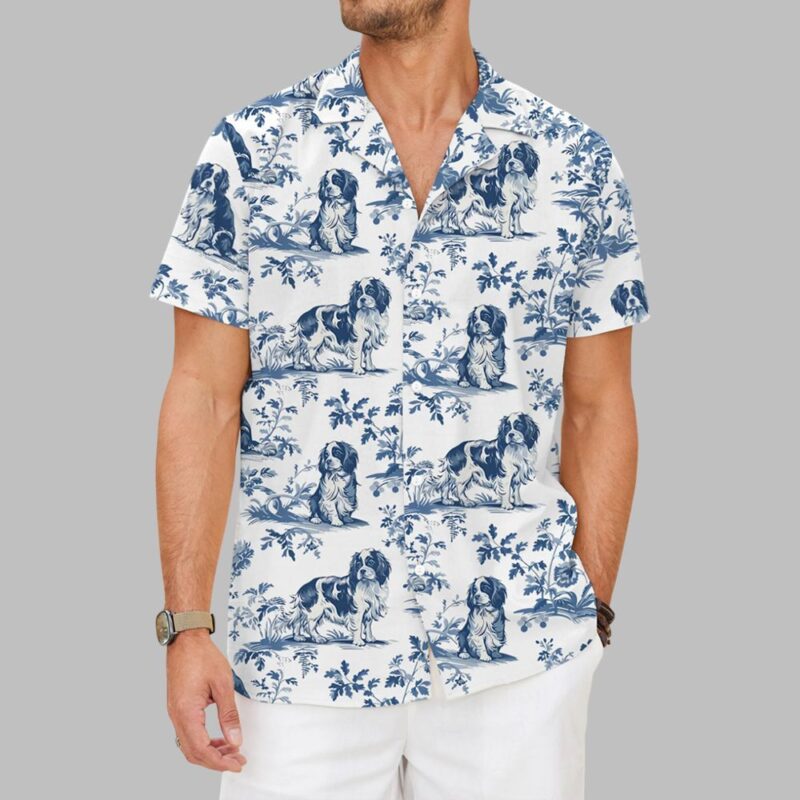 Cavalier King Charles Spaniel Hawaiian Shirt - Image 2