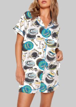Champagne Caviar Pajama Set