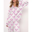 Champagne Tennis Satin Pajama Set For Women